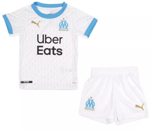 Kit infantil oficial Puma Olympique de Marseille 2020 2021 I jogador 
